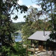 Ainslie Point Cottage exterior impressions of vacation rental on Pender Island | Southern Gulf Islands | Canada